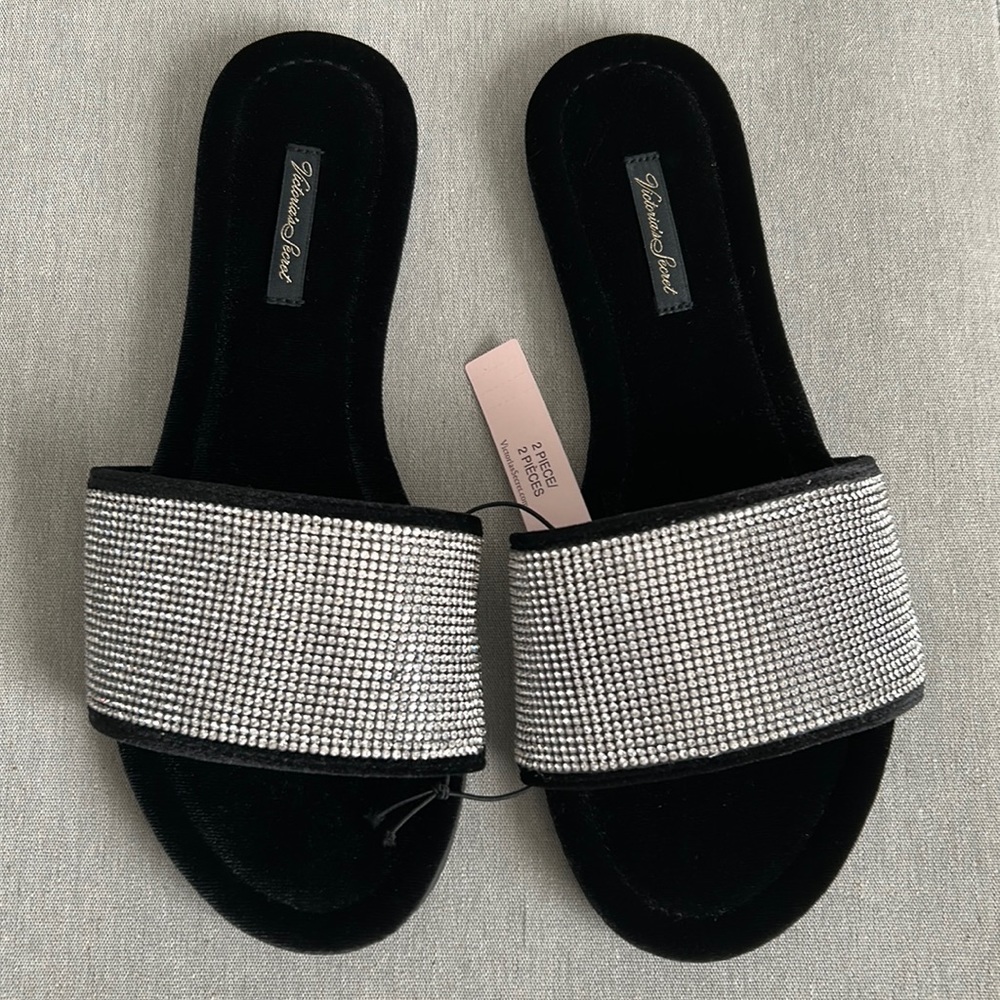 Black Victoria’s Secret Slipers